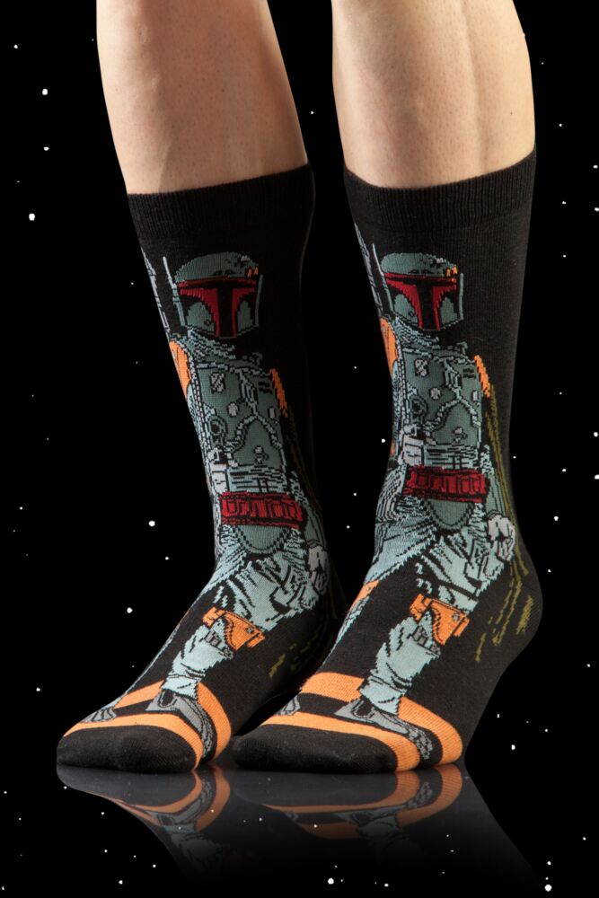 Sockshop Film & TV CharactersMens Cotton Star Wars Villains Socks 4-Pair