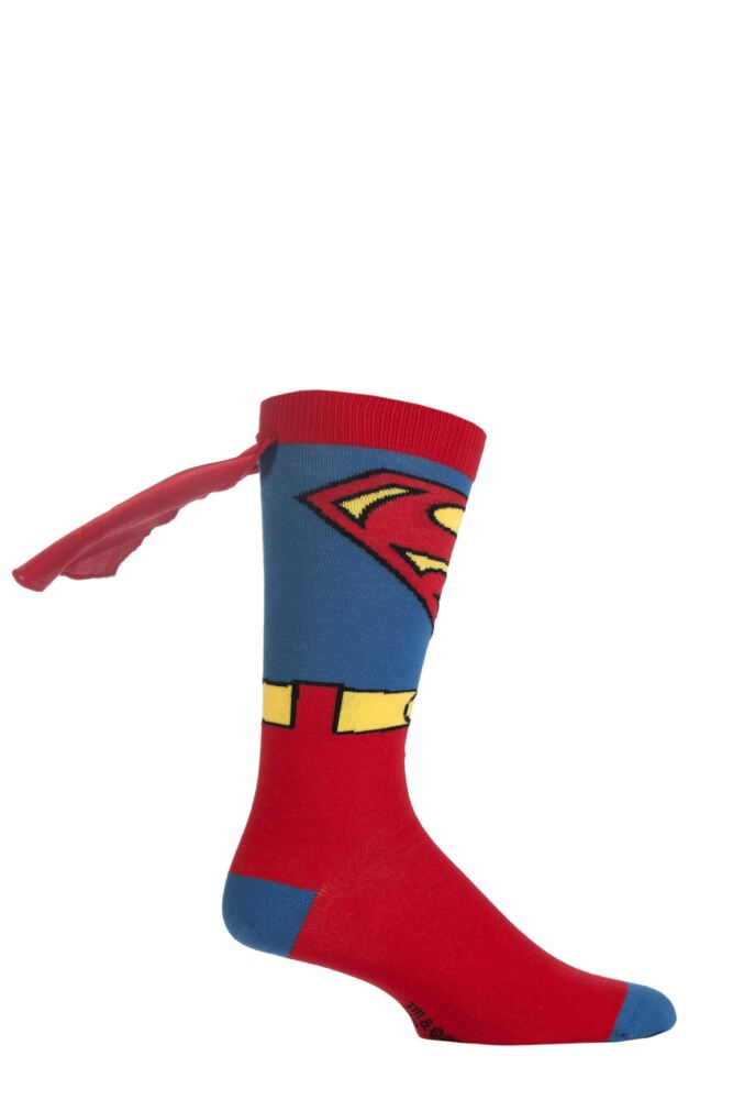 Sockshop Film & TV CharactersMens Cotton Superman Cape Socks