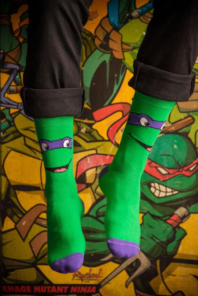 Sockshop Film & TV CharactersMens Cotton Teenage Mutant Ninja Turtles Socks
