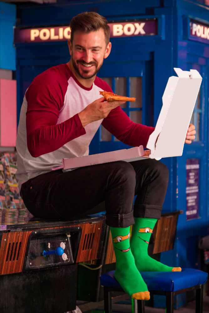 sockshop Film & TV CharactersMens Cotton Teenage Mutant Ninja Turtles Socks