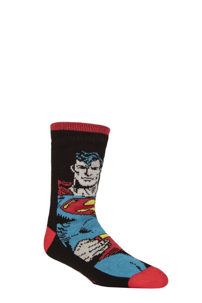 Sockshop Film & TV CharactersMens DC Superman Gift Boxed Slipper Socks