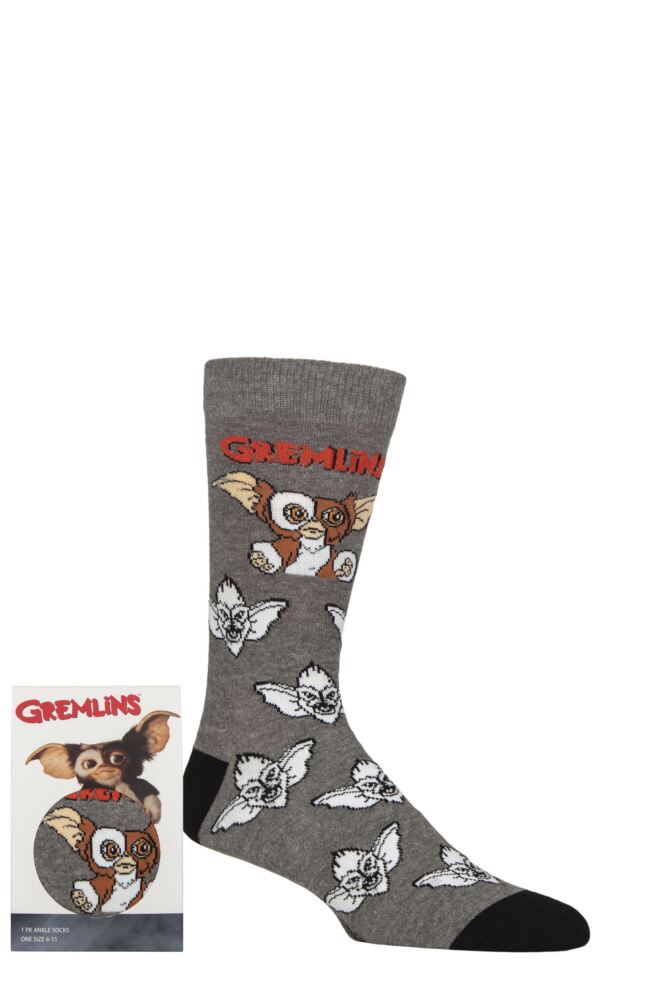Sockshop Film & TV CharactersMens Gremlins Gift Boxed Cotton Socks