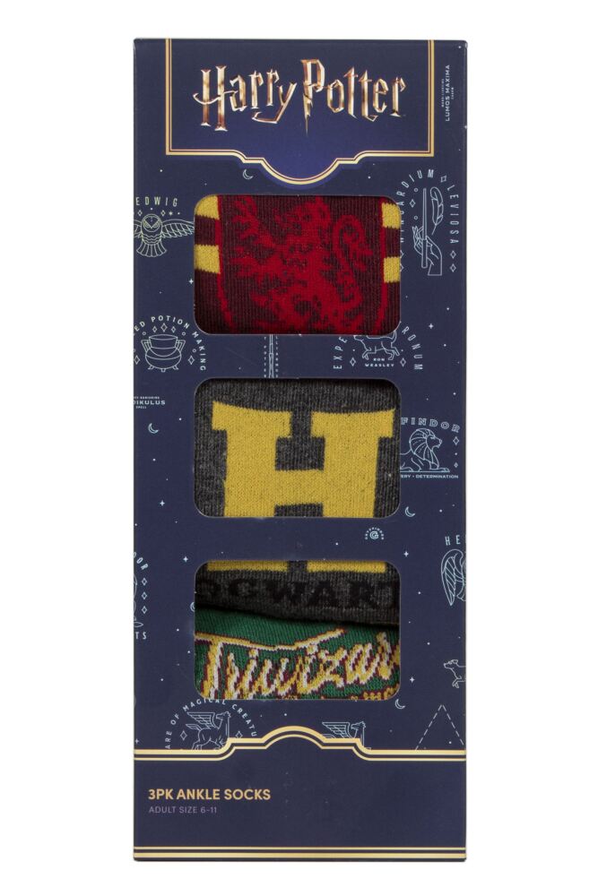 sockshop Film & TV CharactersMens Harry Potter Gift Boxed Cotton Socks 3-Pair