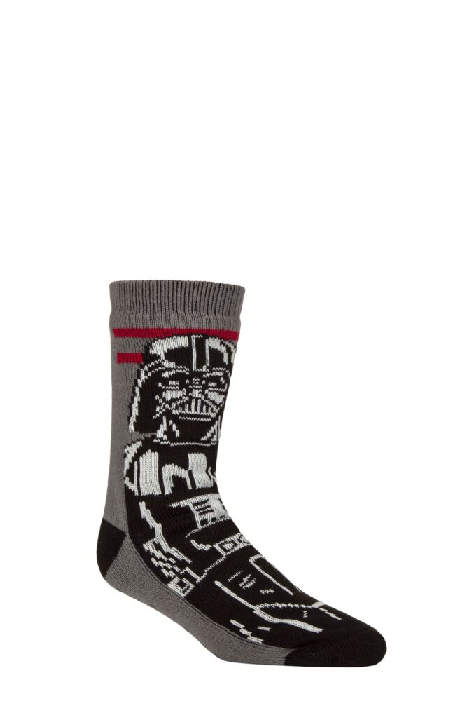 Sockshop Film & TV CharactersMens Star Wars Darth Vader Gift Boxed Slipper Socks