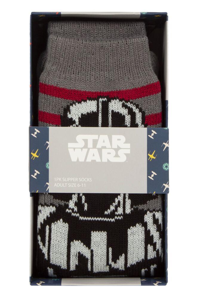sockshop Film & TV CharactersMens Star Wars Darth Vader Gift Boxed Slipper Socks