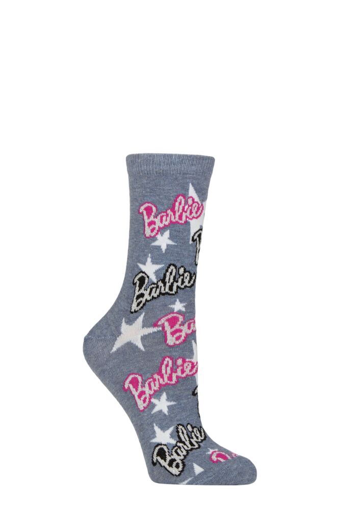 sockshop Film & TV CharactersWomen's Barbie Stars Cotton Socks – 1 Pair