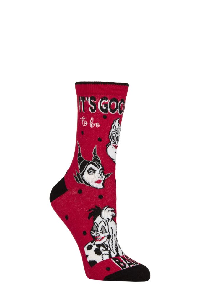 Sockshop Film & TV CharactersWomen's Disney Villains Cotton Socks – 1 Pair