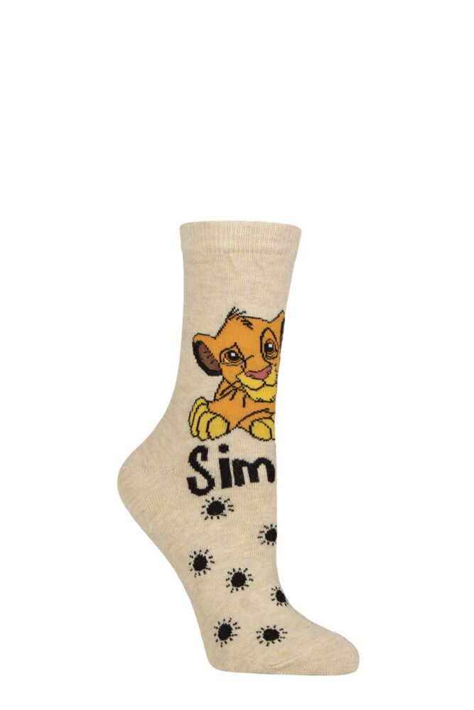 Sockshop Film & TV CharactersWomen's Lion King Simba Cotton Socks – 1 Pair