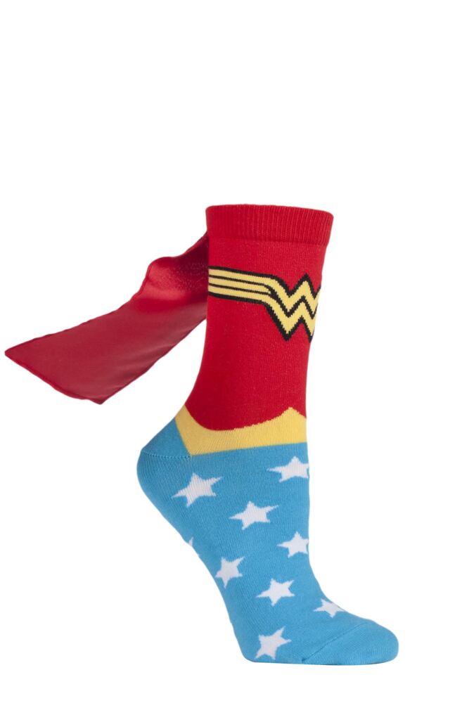 Sockshop Film & TV CharactersWomens Cotton DC Comics Wonder Woman Cape Socks