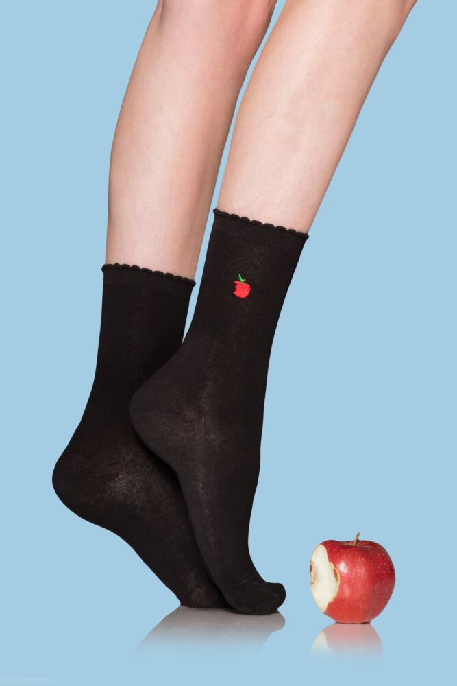 Sockshop Film & TV CharactersWomens Cotton Disney Princesses Embroidered Socks