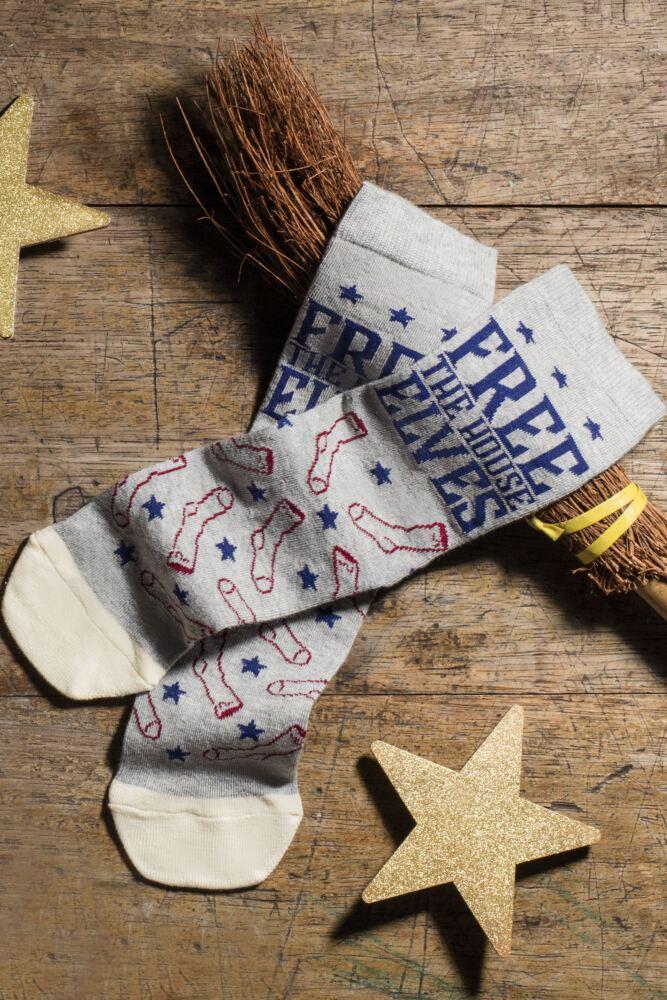 Sockshop Film & TV CharactersWomens Cotton Harry Potter Dobby Socks 2-Pair