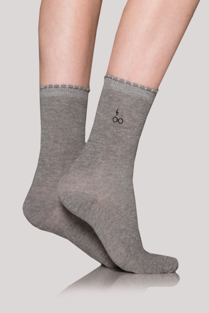 Sockshop Film & TV CharactersWomens Cotton Harry Potter Embroidered Socks 3-Pair