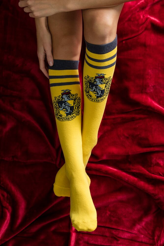 Sockshop Film & TV CharactersWomens Cotton Harry Potter House Badges Knee High Socks 4-Pair