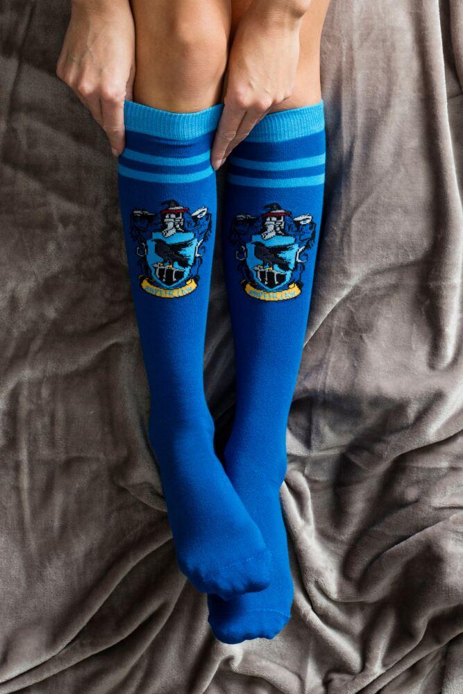 Sockshop Film & TV CharactersWomens Cotton Harry Potter House Badges Knee High Socks 4-Pair