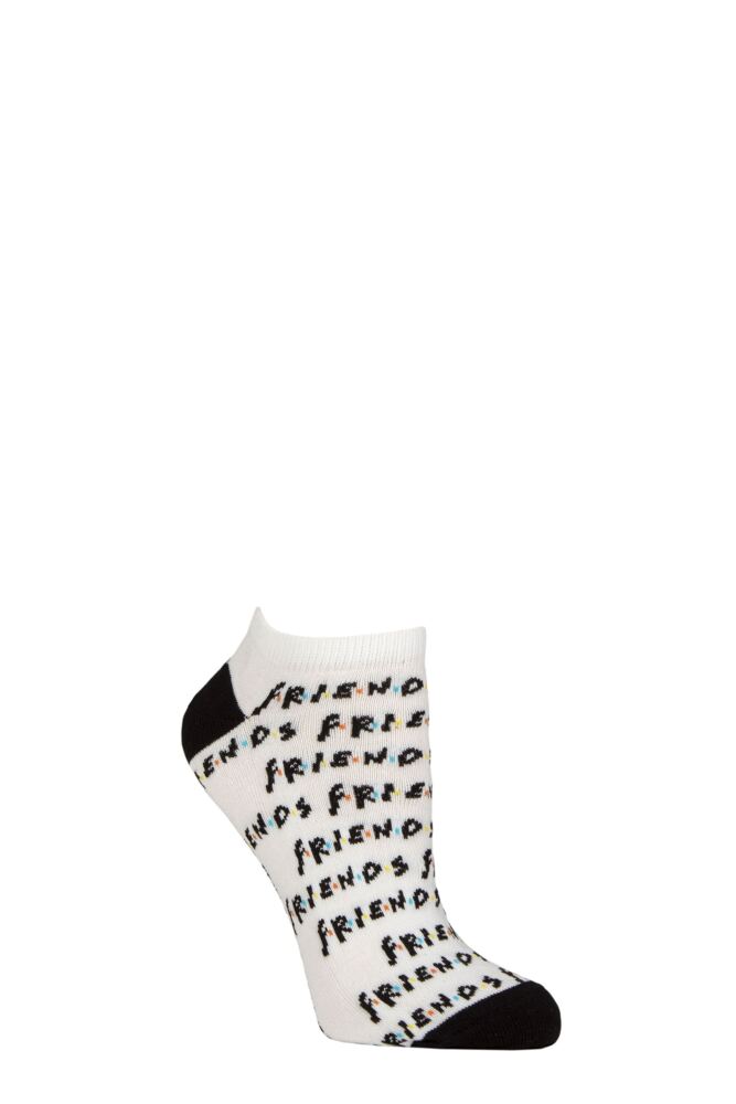sockshop Film & TV CharactersWomens Friends Logo Cotton Trainer Socks