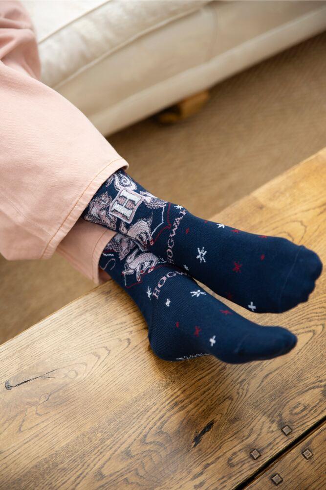 Sockshop Film & TV CharactersWomens Harry Potter Hogwarts Cotton Socks 4-Pair