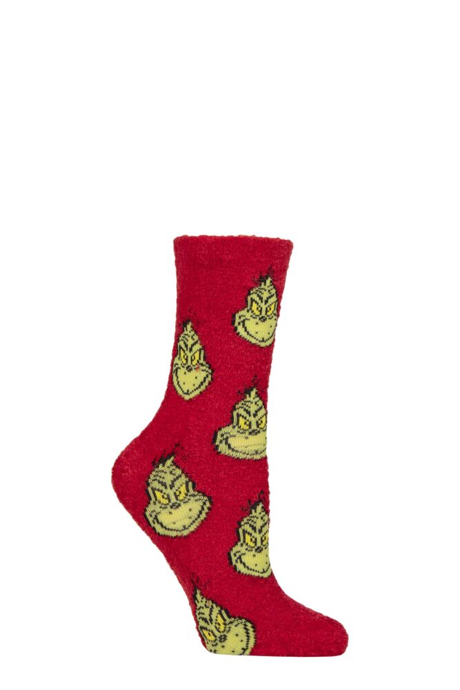 sockshop Film & TV CharactersWomens The Grinch Cosy Socks