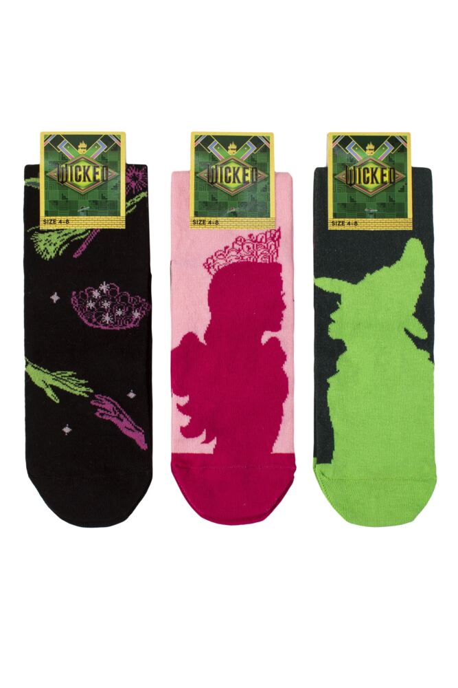 sockshop Film & TV CharactersWomens Wicked the Musical Socks 3-Pair