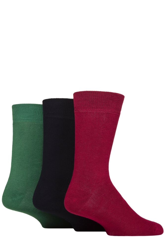 Sockshop GlenmuirMens Bamboo Full Cushion Leisure Socks – 3 Pair