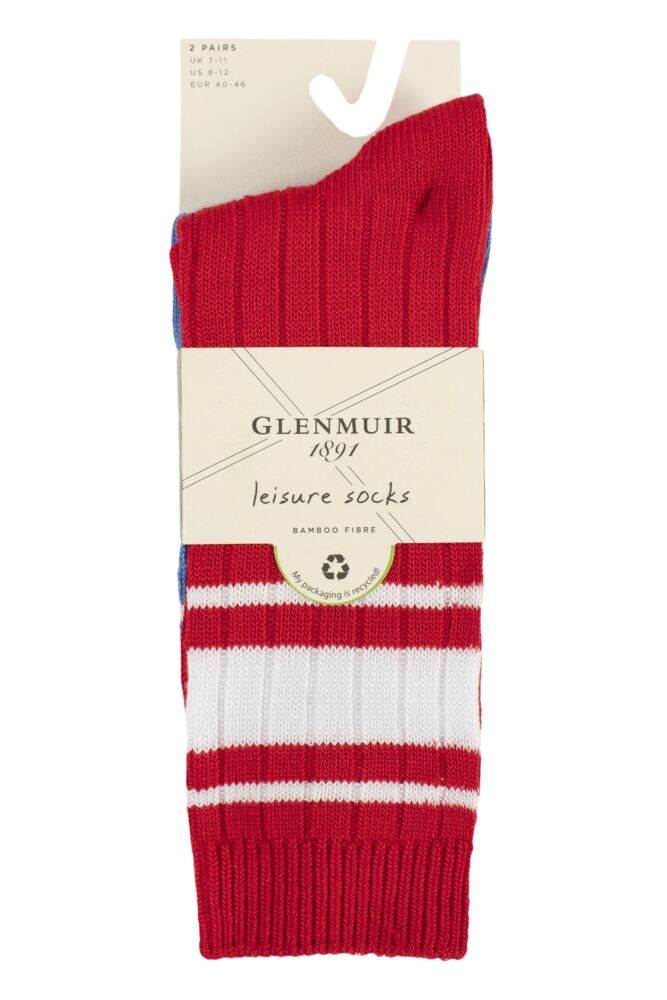 sockshop GlenmuirMens Bamboo Light Boot Socks 2-Pair