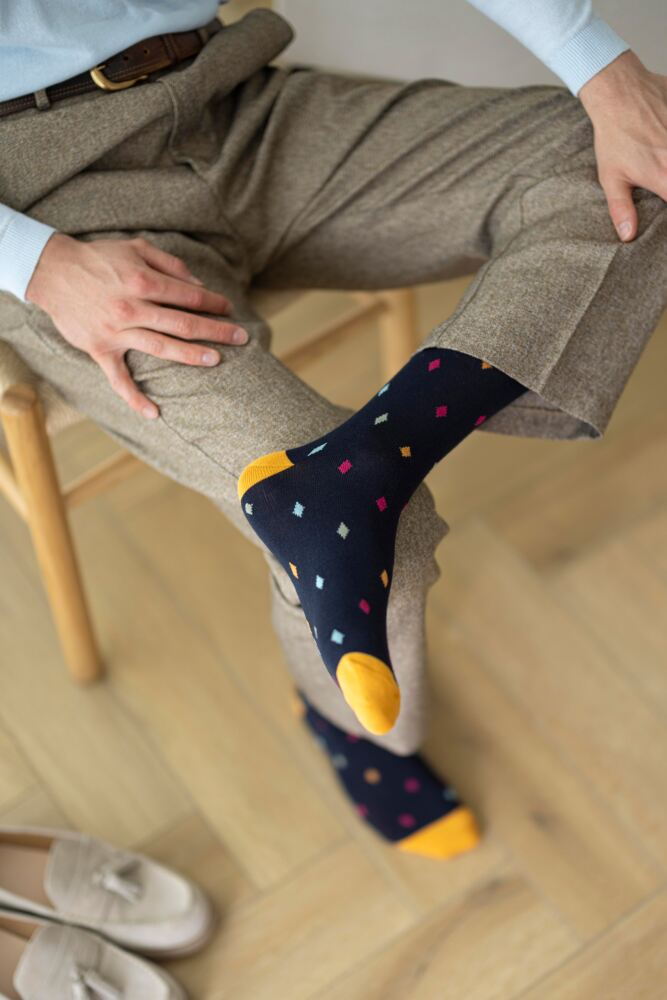 Sockshop GlenmuirMens Bamboo Patterned Socks 3-Pair