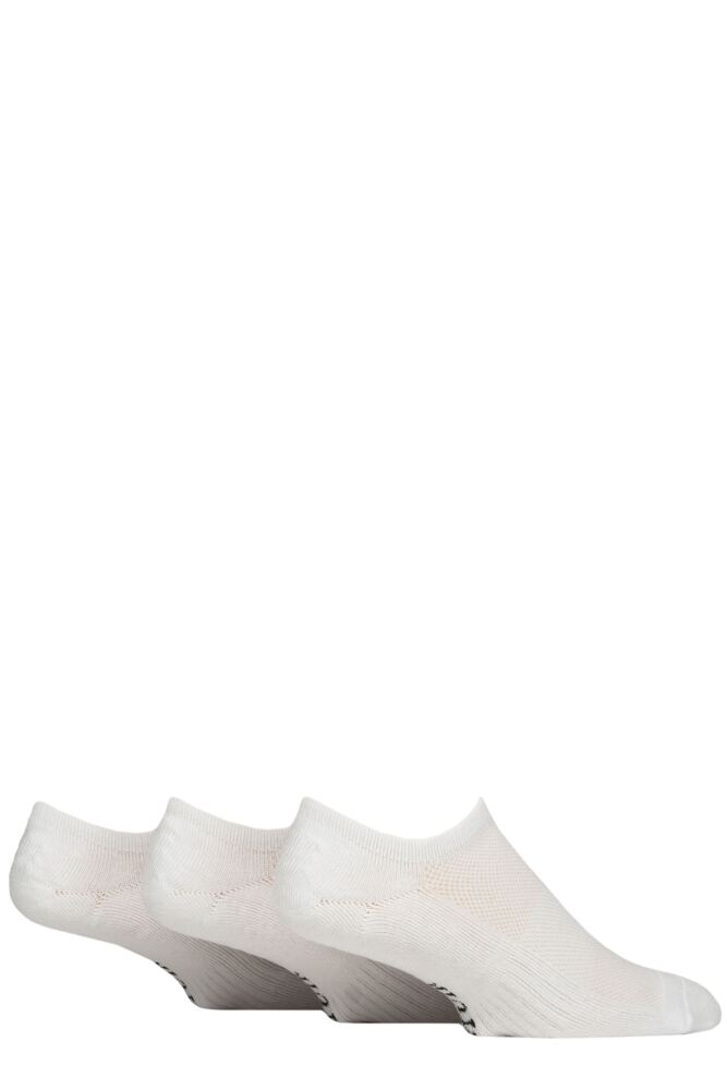 Sockshop GlenmuirMens Bamboo Sport Technical Shoe Liner Socks 3-Pair