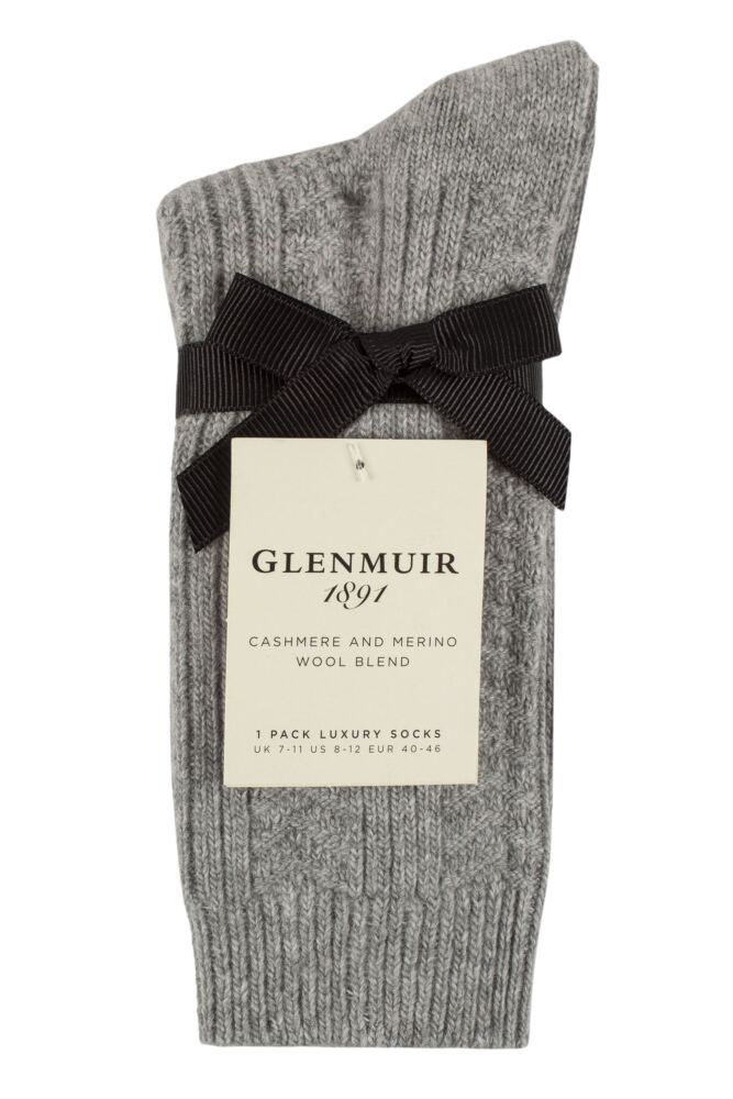 sockshop GlenmuirMens Cashmere & Merino Wool Blend Socks – 1 Pair