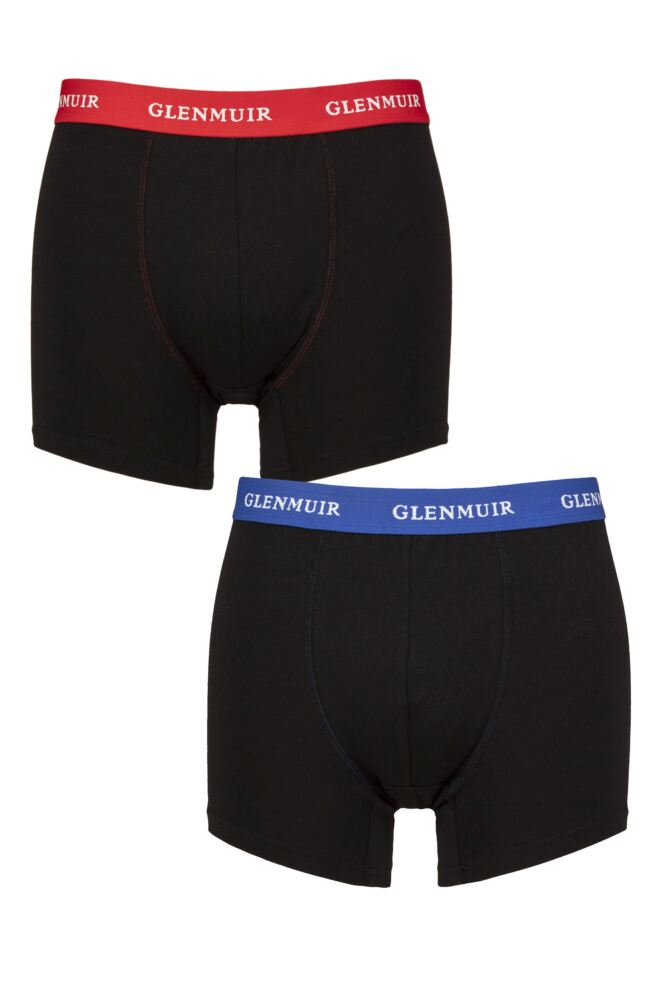 Sockshop GlenmuirMens Cotton & Modal Blend Trunks – 2 Pack