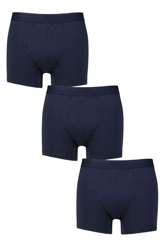 Sockshop GlenmuirMens Cotton & Modal Blend Trunks – 3 Pack