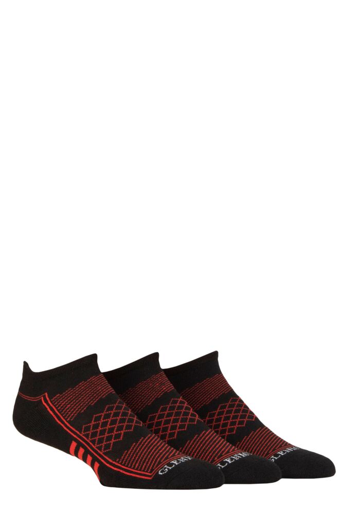 Sockshop GlenmuirMens Cushioned Sport Trainer Socks 3-Pair