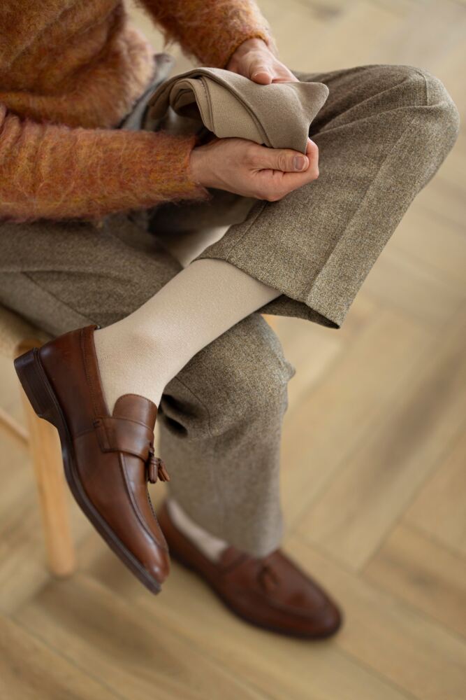 Sockshop GlenmuirMens Dunvegan Comfort Cuff Plain Cotton Socks 3-Pair