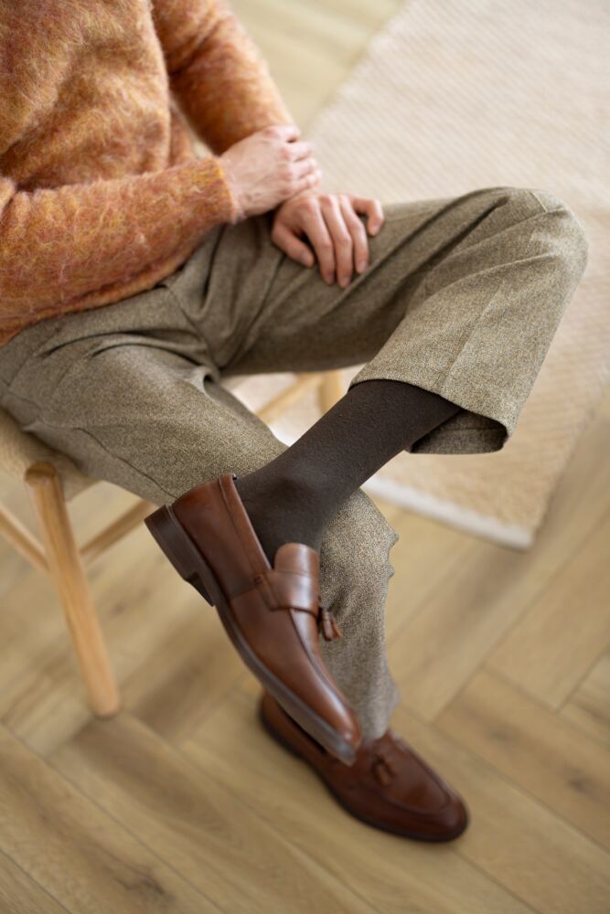 Sockshop GlenmuirMens Endrick Cotton Plain Trouser Socks 3-Pair