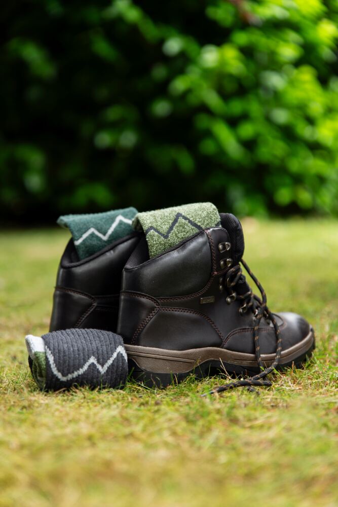 Sockshop GlenmuirMens Fully Cushioned Boot Socks 3-Pair