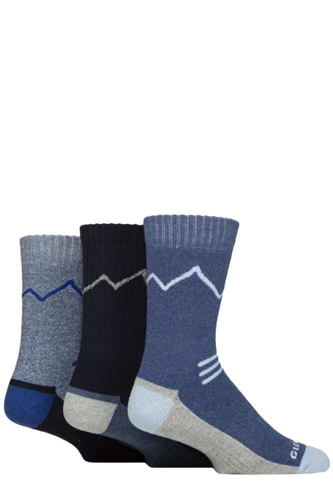 Sockshop GlenmuirMens Fully Cushioned Boot Socks 3-Pair