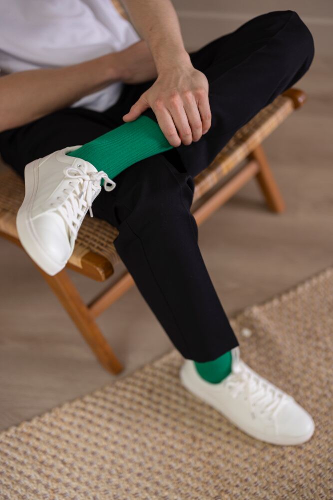 Sockshop GlenmuirMens Laird Cotton Ribbed Trouser Socks 3-Pair