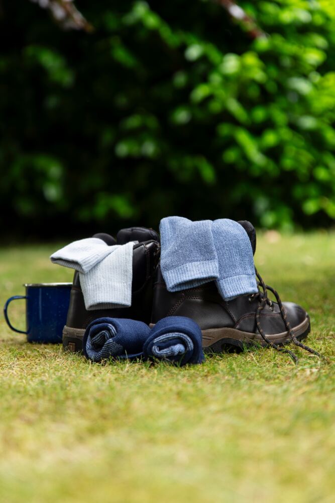 Sockshop GlenmuirMens Plain Fully Cushioned Boot Socks 3-Pair