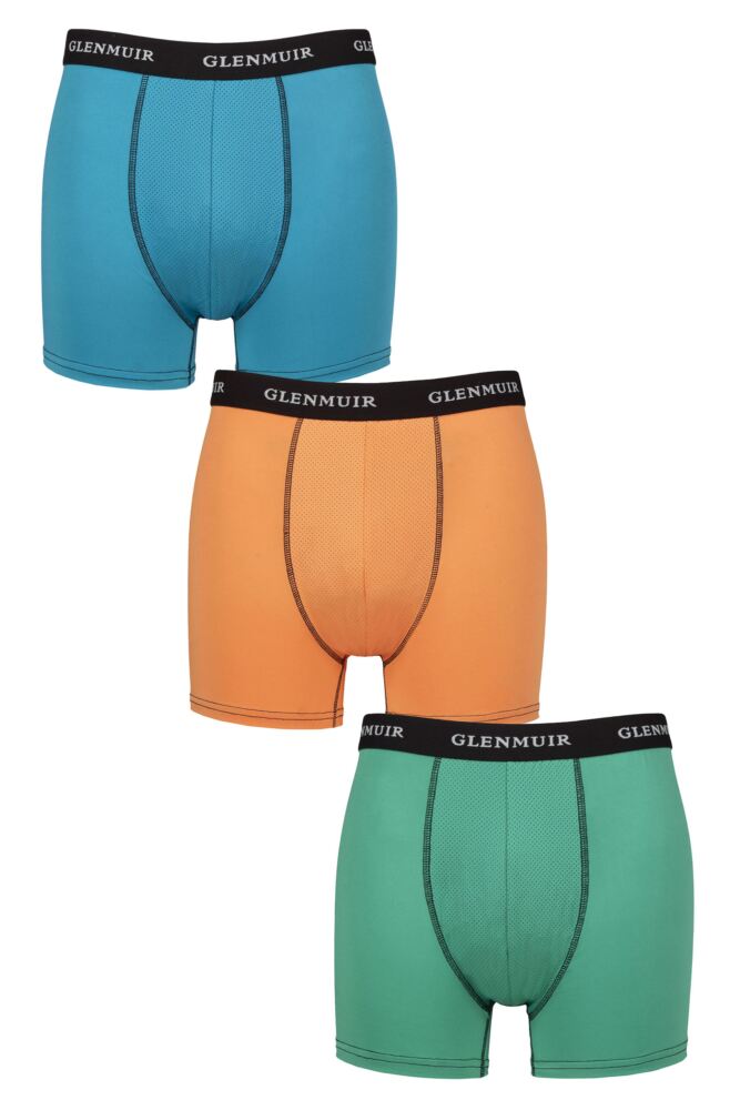 Sockshop GlenmuirMens Sports Performance Trunks 3-Pack