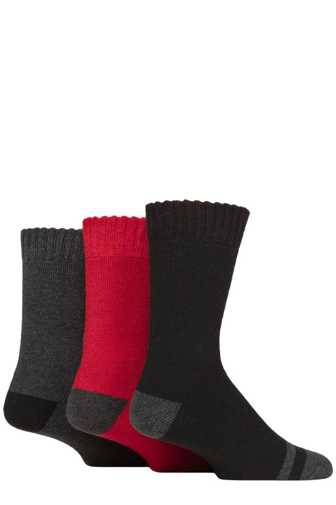 Sockshop GlenmuirMens Thermal Cushioned Boot Socks – 3 Pair