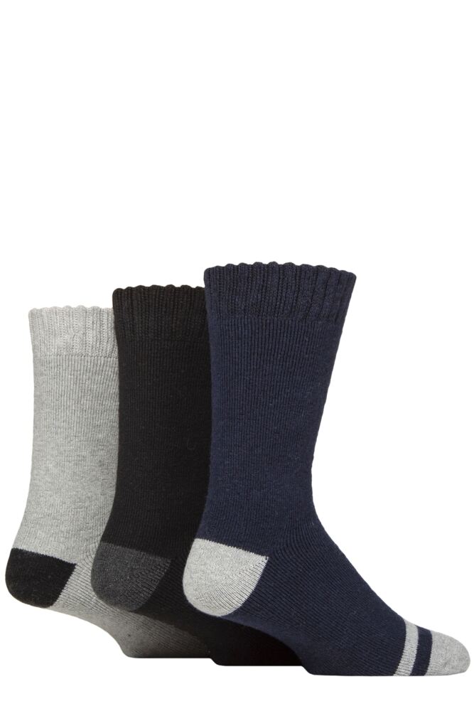 Sockshop GlenmuirMens Thermal Cushioned Boot Socks – 3 Pair