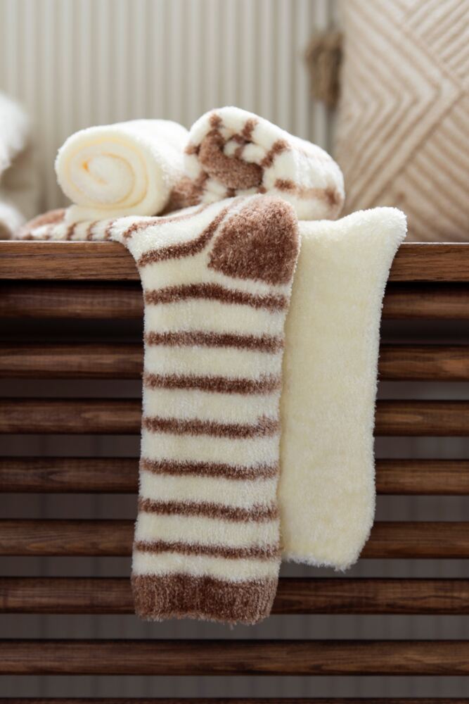 Sockshop GlenmuirWomen's Chenille Cosy Lounge Socks – 2 Pair