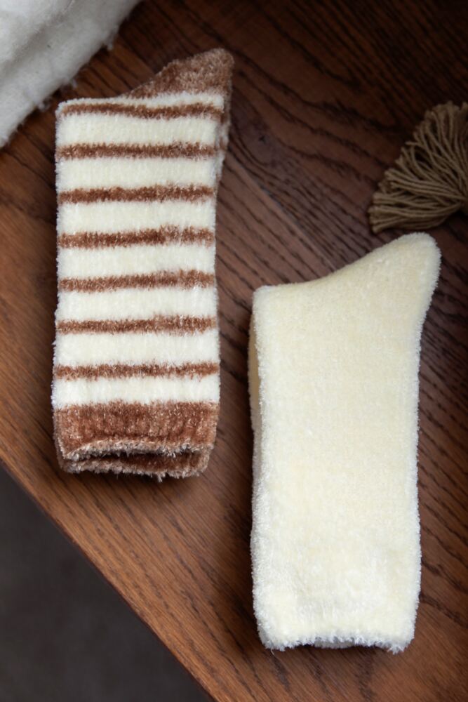 Sockshop GlenmuirWomen's Chenille Cosy Lounge Socks – 2 Pair