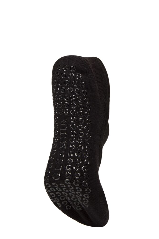 Sockshop GlenmuirWomen's Cushioned Sole Yoga Shoe Liner Socks – 2 Pair