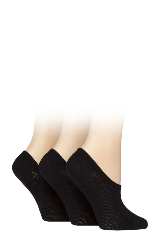Sockshop GlenmuirWomen's Mesh Shoe Liner Socks – 3 Pair