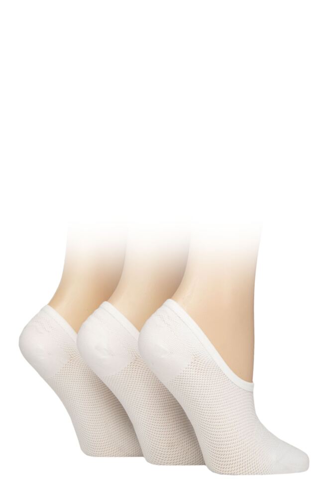 Sockshop GlenmuirWomen's Mesh Shoe Liner Socks – 3 Pair
