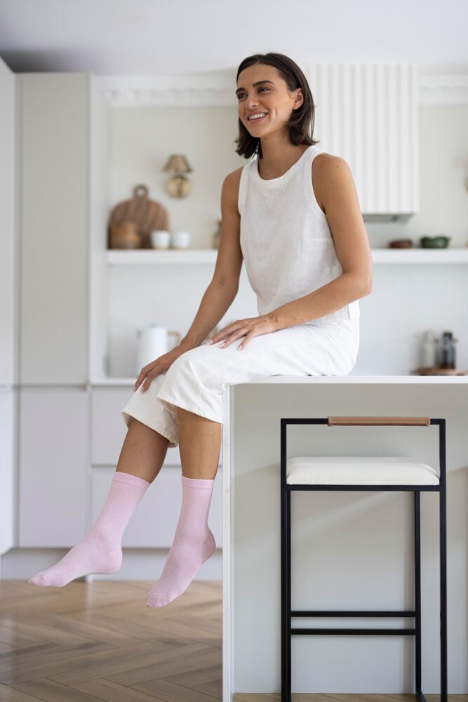 Sockshop GlenmuirWomens Bamboo Classic Plain Socks 3-Pair