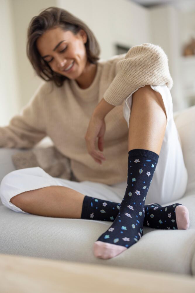 Sockshop GlenmuirWomens Bamboo Patterned Socks 3-Pair