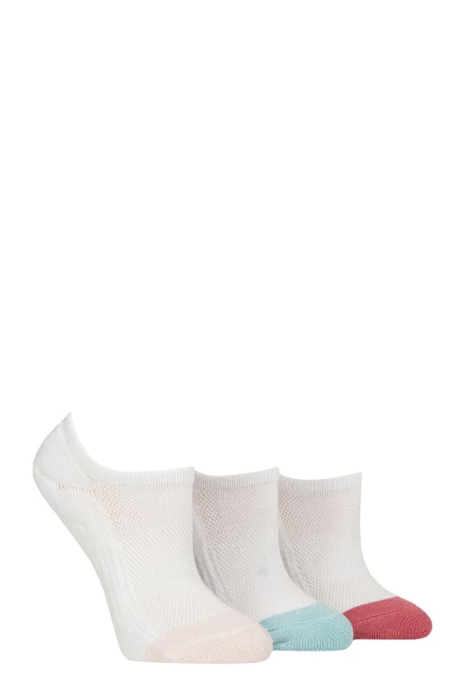 Sockshop GlenmuirWomens Bamboo Sports Shoe Liners 3-Pair