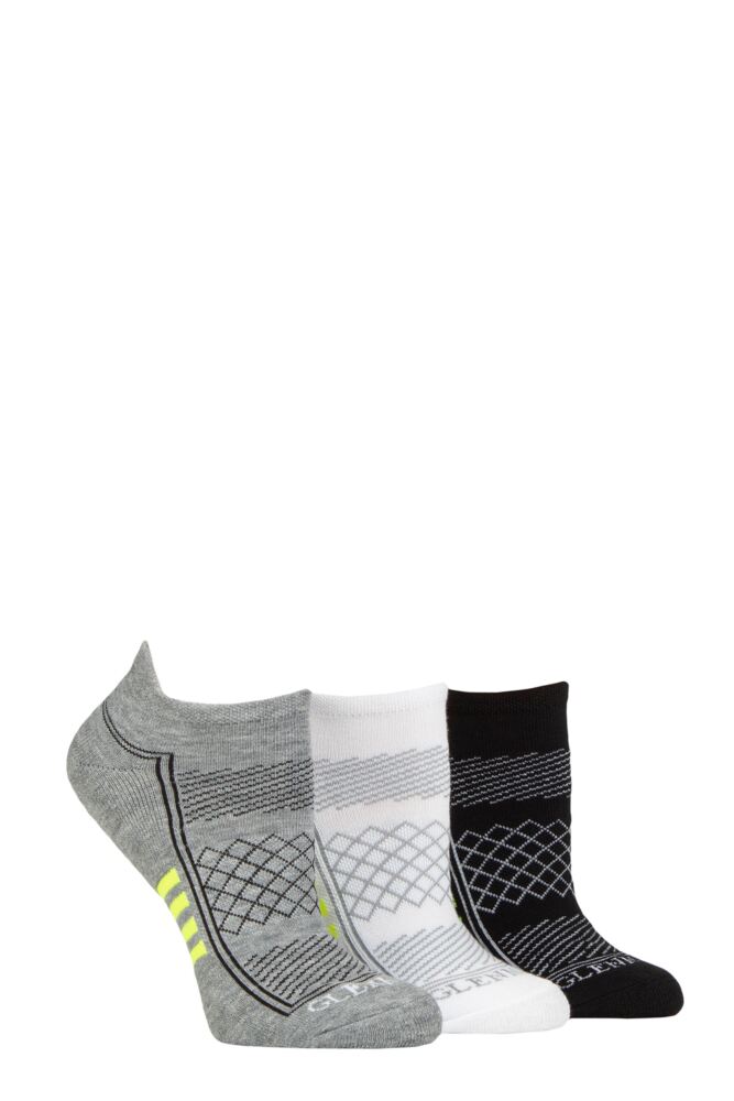 Sockshop GlenmuirWomens Cushioned Sport Trainer Socks 3-Pair