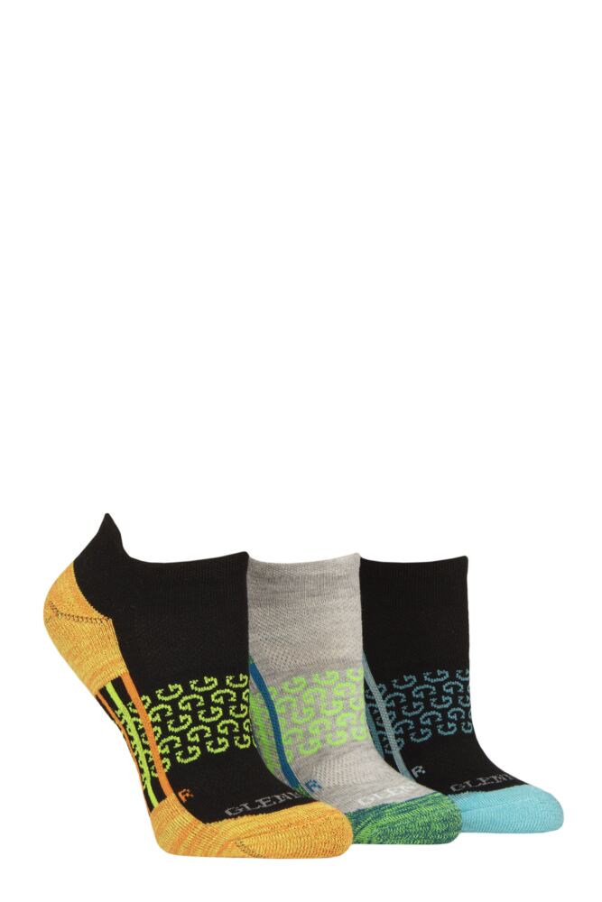 Sockshop GlenmuirWomens Sport Technical Trainer Socks 3-Pair