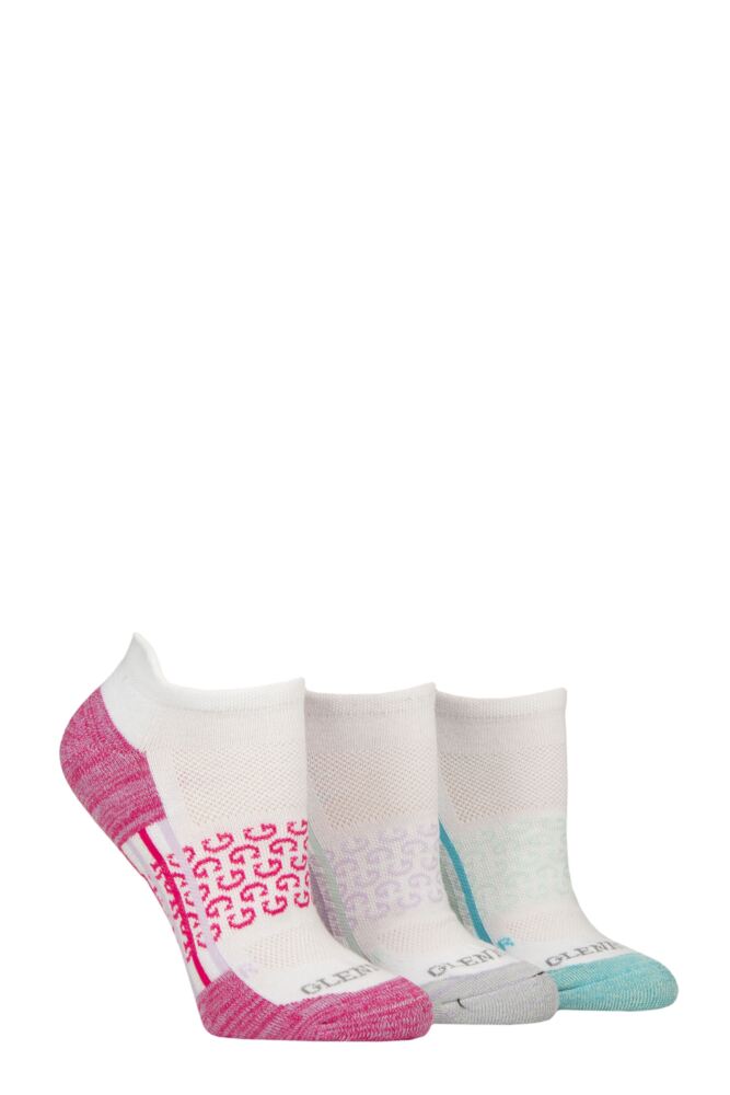 Sockshop GlenmuirWomens Sport Technical Trainer Socks 3-Pair